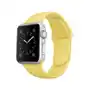 Pasek do apple watch 42/44/45mm jasnożółty sp683 Inoly Sklep