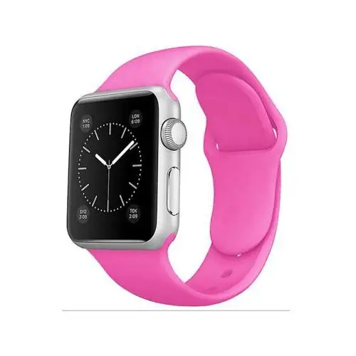 Pasek do apple watch 42/44/45mm różowy sp684 Inoly