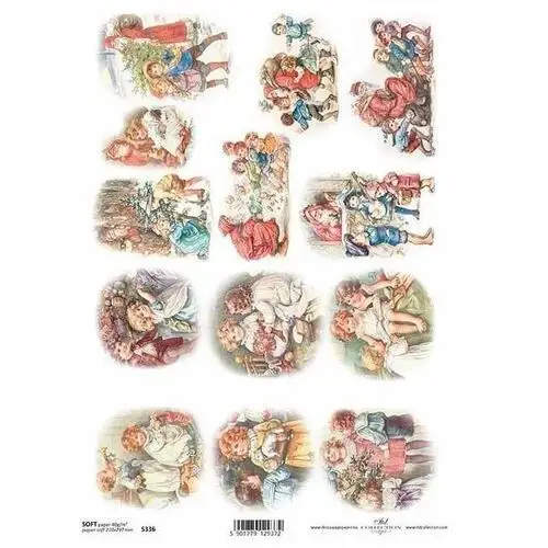 Papier decoupage a4 soft s336 boże narodzenie Itd collection