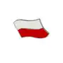 Jubileo.pl Przypinka z polską flagą kolor czerwony kolor biały prostokąt eleganckie Sklep