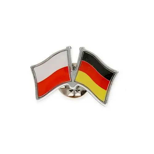 Jubileo.pl Znaczek flaga polska niemcy kolor czarny kolor czerwony kolor biały kolor żółty