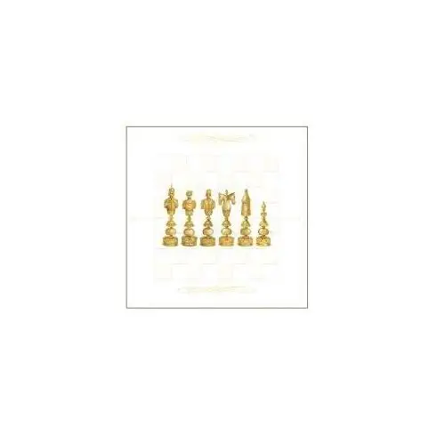 Karnet g05 41a 038 + koperta szachy złoty 16x16 cm
