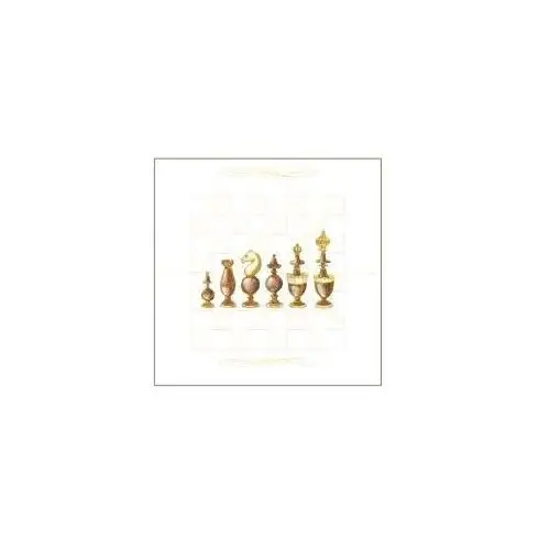Karnet g05 41a 039 + koperta szachy drewnian 16x16 cm