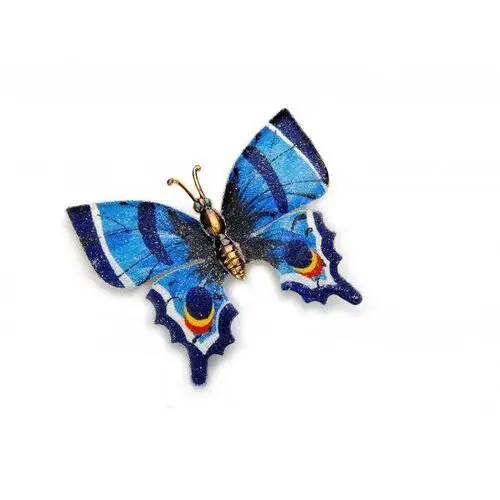 Kiara Broszka Niebieska Motyl Jablonex, kolor niebieski