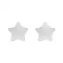 Kolczyki gwiazdki srebrne z logo Lilou, kolor szary Sklep