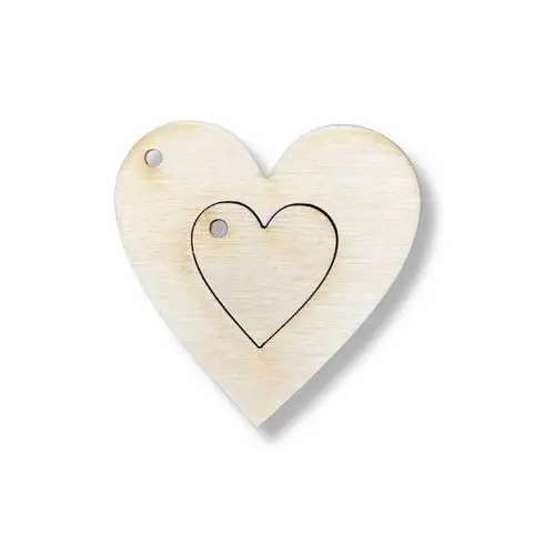 Kolorowe motki Drewniany brelok breloczek dla par serce serca baza ze sklejki do kluczy