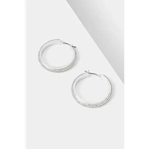 Lauren Ralph Lauren kolczyki PE 30MM PAVE HOOP 14G00874