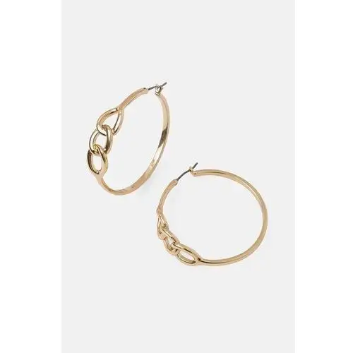 Lauren Ralph Lauren kolczyki PE 40MM LINK HOOP 14G00814, 14G00814