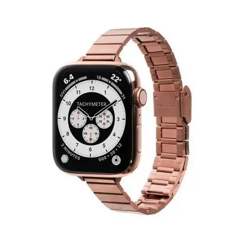 Laut links petite do apple watch serii 1-9 & se ultra 42mm/44mm/45mm/49mm (różowe złoto)