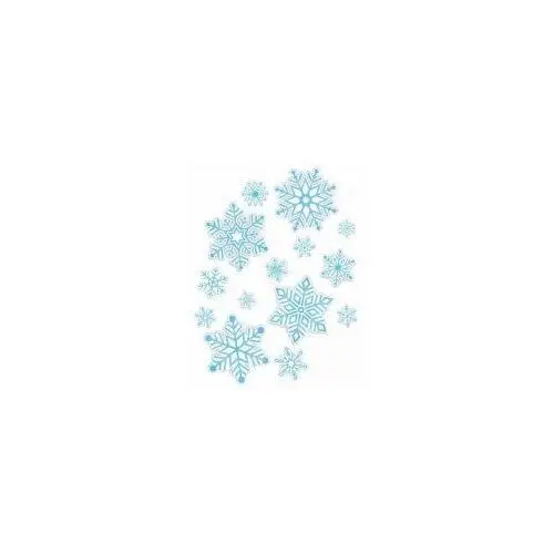 Dekoracje okienne dwustronne - śnieżynki 14 szt. Learnhow