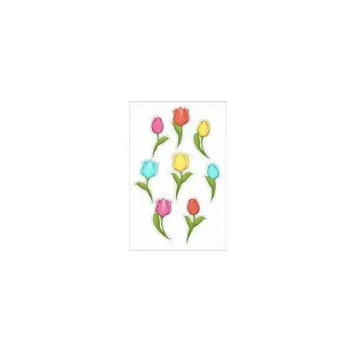 Learnhow dekoracje okienne dwustronne - tulipany 02 8 szt