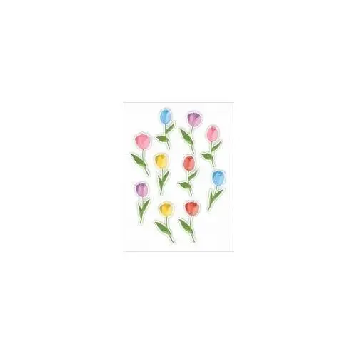 Dekoracje okienne dwustronne - tulipany 03 10 szt. Learnhow