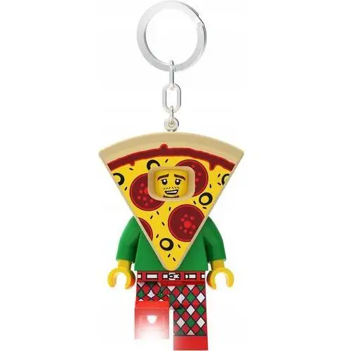 Lego breloczek z latarką Led ludzik Pizza KE176 zawieszka brelok światełko