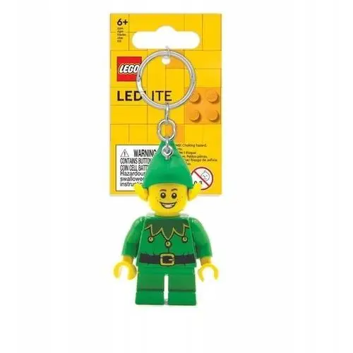 Lego Breloczek Z Latarką Led pomocnik św. Mikołaja wesoły Elf