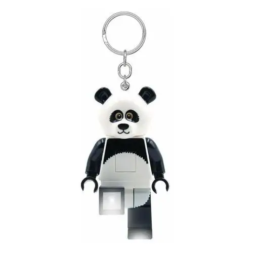 Czarno-biały breloczek z latarką iconic panda – Lego®