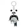 Czarno-biały breloczek z latarką iconic panda – Lego® Sklep