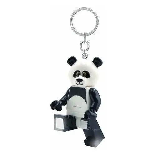 Czarno-biały breloczek z latarką iconic panda – Lego® 5