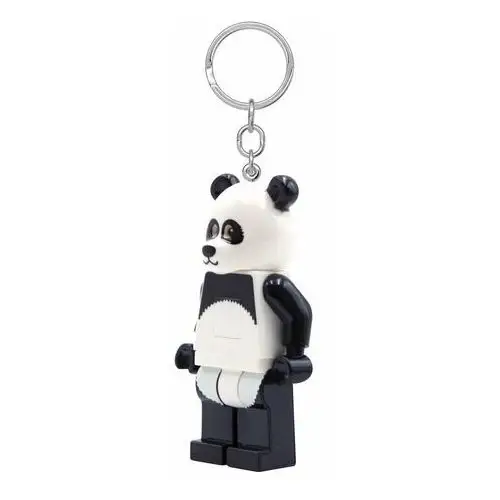 Czarno-biały breloczek z latarką iconic panda – Lego® 4