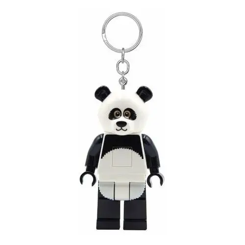 Czarno-biały breloczek z latarką iconic panda – Lego® 3