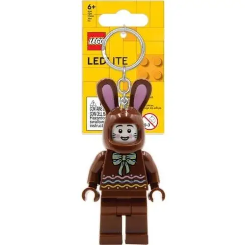 Lego LGL-KE180 Czekoladowy Króliczek brelok do kluczy z latarką