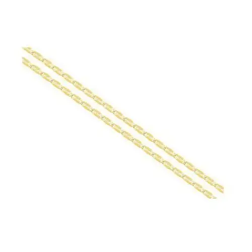 Lovrin 45 cm złoty łańcuszek damski 585 z białym złotem 7,30g 3