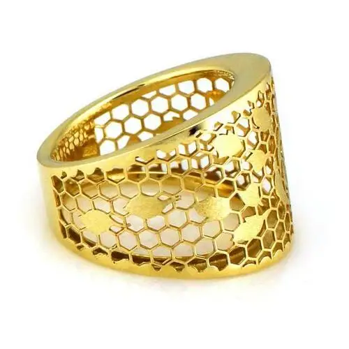 Ażurowy pierścionek złoty ekskluzywny, PI_2199_375 2