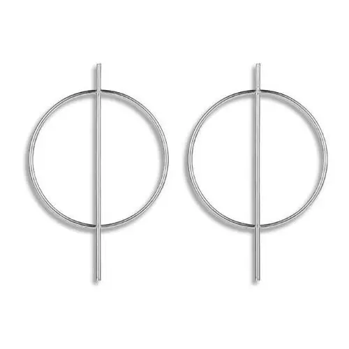 Długie kolczyki modne geometryczne ring Lovrin