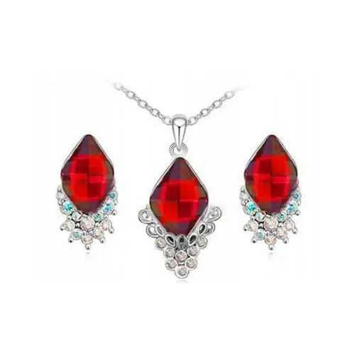 Komplet biżuterii rubinowe romby, 85073 s6
