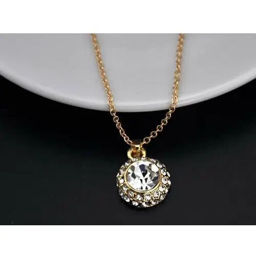 Lovrin Komplety biżuterii kate białe kryształy cyrkonie 3cz 2