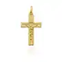 Krzyżyk złoty błyszczący z ukrzyżowanym jezusem Lovrin Sklep