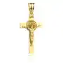 Krzyżyk złoty z Jezusem benedyktyński, 4-9-C00070-2 Sklep