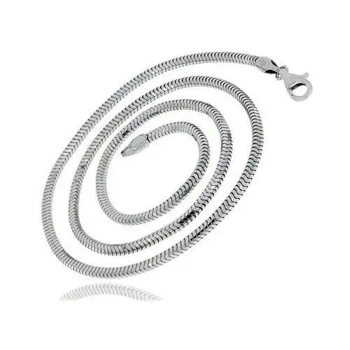 Łańcuszek 60 cm srebrny 925 długi wąż prawdziwy Lovrin