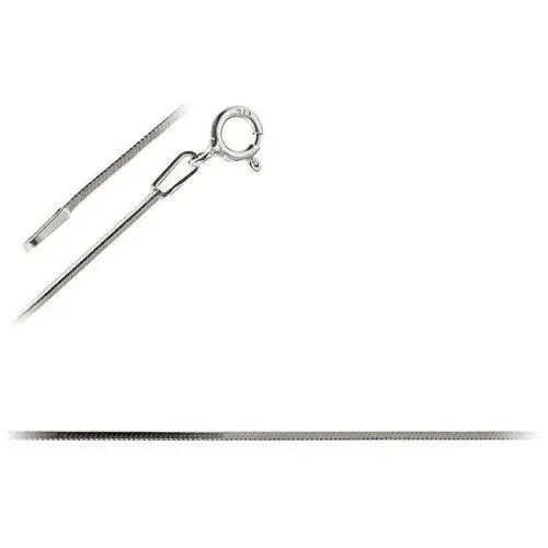 Łańcuszek srebrny 925 linka kwadrat 50 cm prezent Lovrin