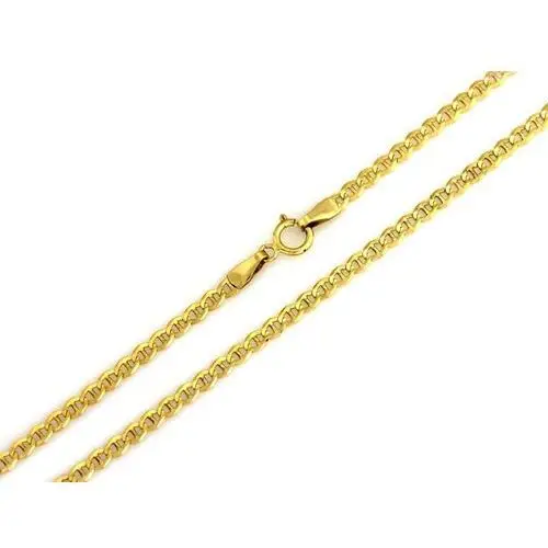 Łańcuszek ze złota 585 splot Marina Gucci 40 cm modny splot na prezent 2