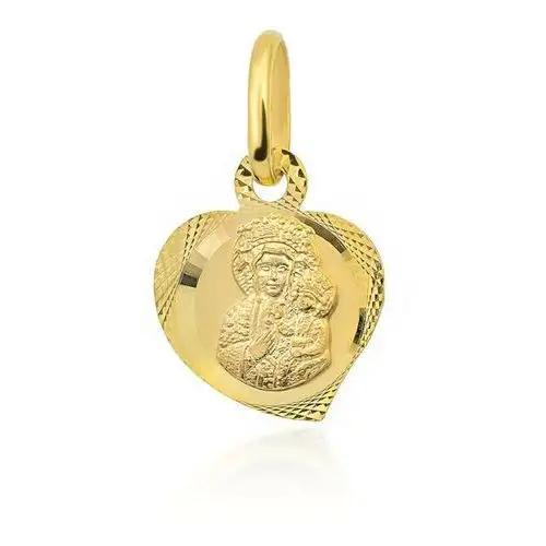 Medalik matka boska częstochowska serce w prawo pr. 585 Lovrin