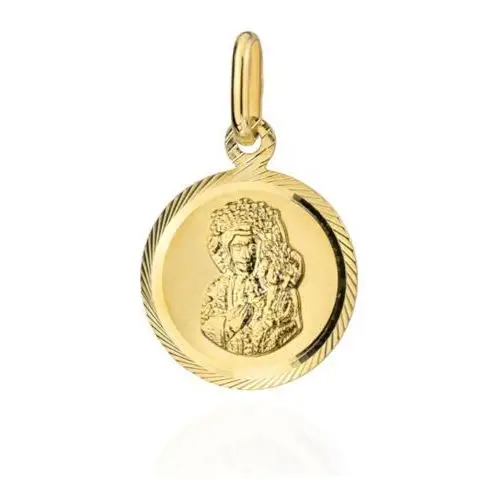 Medalik matka boska częstochowska w diamentowanym kole duży Lovrin
