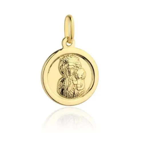 Medalik matka boska częstochowska złote kółko mały pr. 585 Lovrin