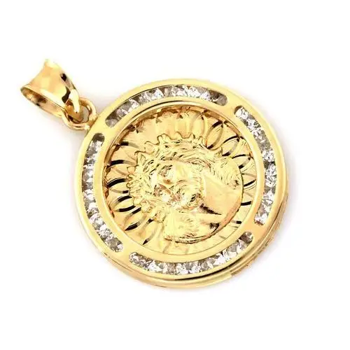 Medalik złoty Jezus w cierniowej koronie, ZA_5491_585