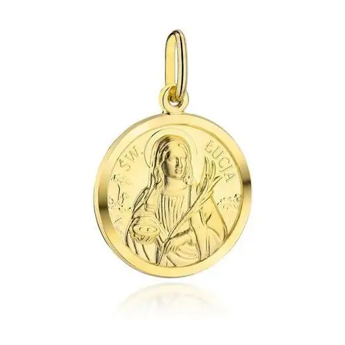Medalik złoty święta Łucja, 5-9-M00144-2