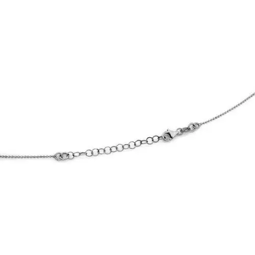 Naszyjnik srebrny kulkowy łańcuszkiem z dużym wisiorem Lovrin 2