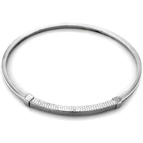 Srebrna bransoletka 925 nowoczesna bangle 5,52 g, kolor szary