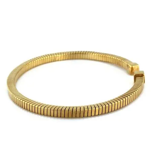 Lovrin Srebrna bransoletka 925 pozłacana zdobiona bangle 9,78g