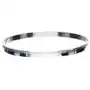 Srebrna bransoletka 925 typu bangle ze wzorem 9,85g, kolor szary Sklep