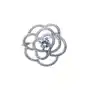 Srebrna broszka 925 ażurowy kwiatek z cyrkoniami 5,12g Sklep