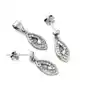 Lovrin Srebrny komplet biżuterii 925 elegancki z cyrkoniami 2,22g Sklep