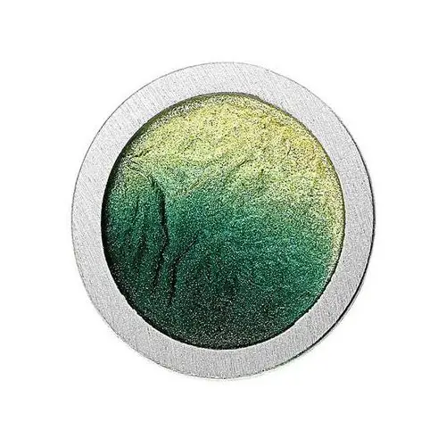 Lovrin Srebrny komplet biżuterii 925 okrągłe zielone 5,65g 2