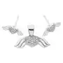 Lovrin Srebrny komplet biżuterii 925 serca ze skrzydłami 3,55g Sklep