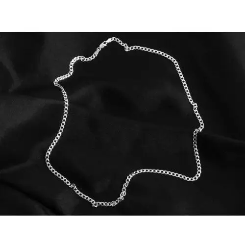 Srebrny łańcuszek 925 kobiecy elegancki w fantazyjny splot pancerka Lovrin 2