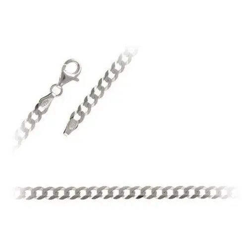 Srebrny łańcuszek 925 pancerka 50cm Lovrin