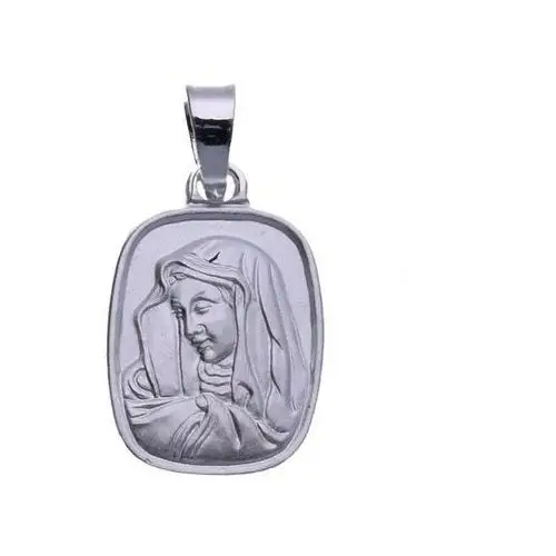 Srebrny medalik 925 wizerunek matka boska chrzest Lovrin